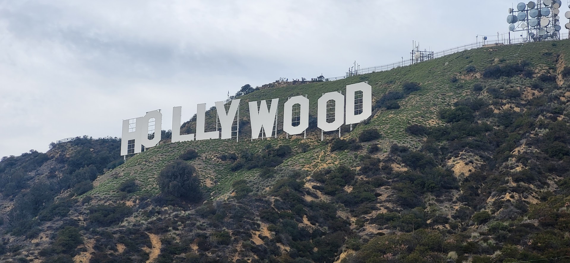 Los Angeles - Hollywood nápis